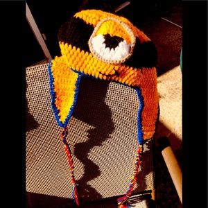 Minion crochet hat & Ironman